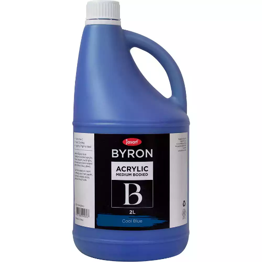 Picture of JASART BYRON ACRYLIC PAINT 2 LITRE COOL BLUE HUE