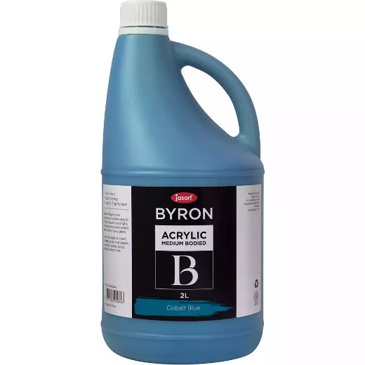 Picture of JASART BYRON ACRYLIC PAINT 2 LITRE COBALT BLUE