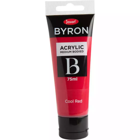 Picture of JASART BYRON ACRYLIC PAINT 75ML COOL RED