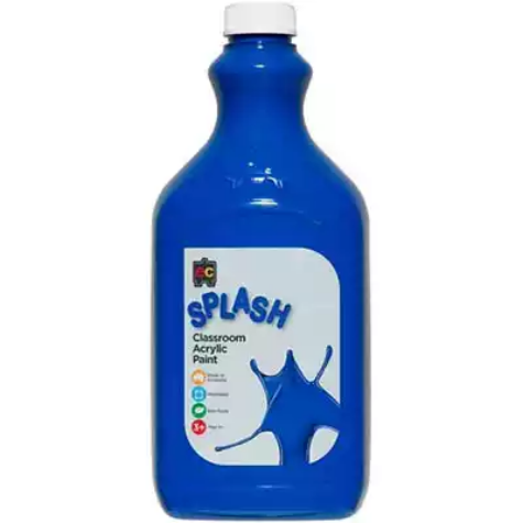 Picture of EDUCATIONAL COLOURS SPLASH CLASSROOM ACRYLIC PAINT 2 LITRE JELLY BELLY BLUE