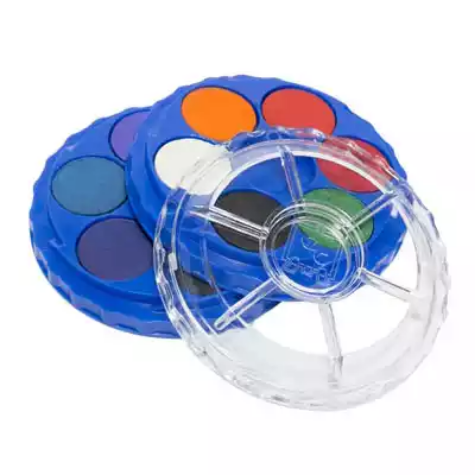 Picture of EDUCATIONAL COLOURS STACK-TWIST WATERCOLOUR PAINT DISC ASSORTED PACK 12