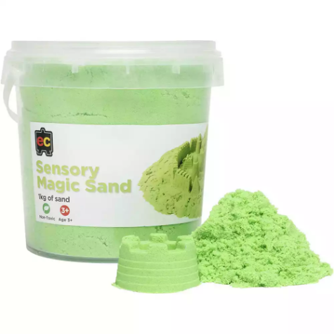 Picture of EDUCATIONAL COLOURS SENSORY MAGIC SAND 1KG GREEN