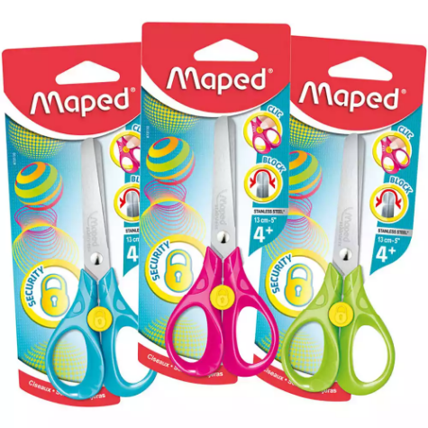 Picture of MAPED SECURITY SCISSORS 130MM ASSORTED