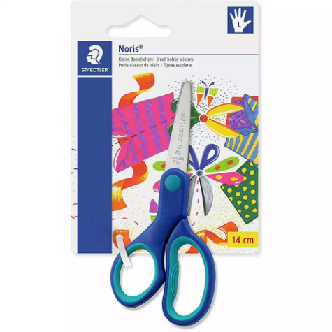 Picture of STAEDTLER 965 NORIS CLUB HOBBY SCISSORS LEFT HANDED 140MM