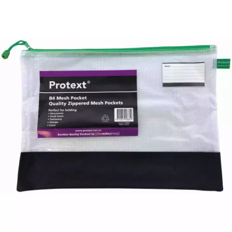 Picture of PROTEXT MESH POUCH WITH NOTE POCKET 435 X 300MM ASSORTED