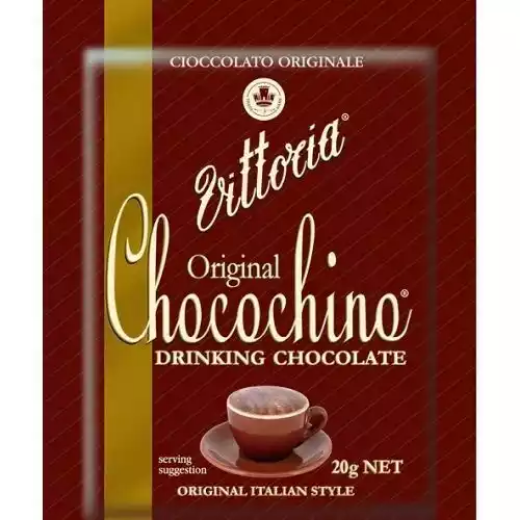 Picture of VITTORIA CHOCOCHINO ORIGINAL DRINKING CHOCOLATE SACHETS 20G PACK 100