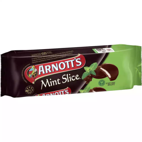 Picture of ARNOTTS MINT SLICE 200G