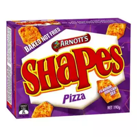 Picture of ARNOTTS SHAPES PIZZA 190G