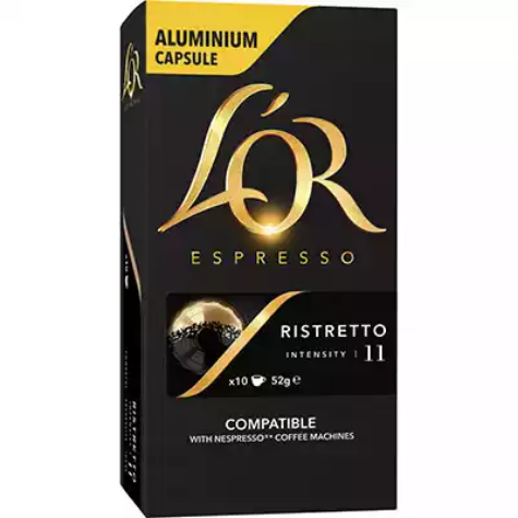 Picture of L'OR ESPRESSO NESPRESSO COMPATIBLE COFFEE CAPSULES RISTRETTO PACK 10