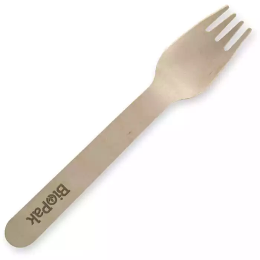 Picture of BIOPAK WOODEN FORK 160MM PACK 100