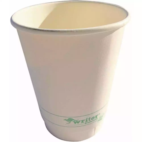 Picture of WRITER BREAKROOM ECO DOUBLE WALL CUP 8OZ WHITE PACK 25