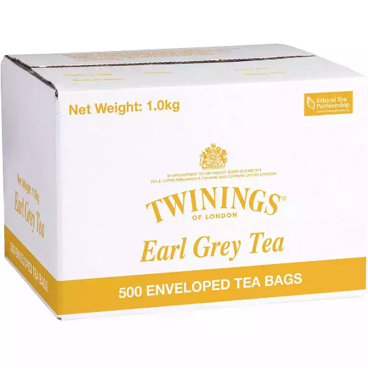 Picture of TWININGS EARL GREY ENVELOPE TEA BAGS CARTON 500