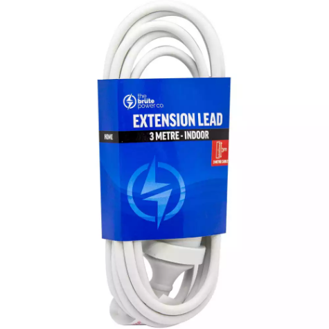 Picture of THE BRUTE POWER CO EXTENSION LEAD 3 METRE WHITE