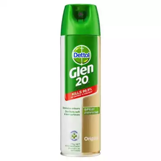 Picture of GLEN 20 DISINFECTANT SPRAY ORIGINAL SCENT 175G