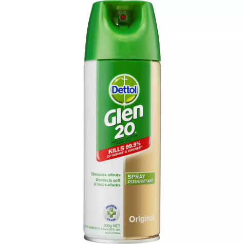 Picture of GLEN 20 DISINFECTANT SPRAY ORIGINAL SCENT 300G