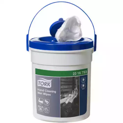 Picture of TORK 2316793 HAND CLEANING WET WIPES BUCKET 72