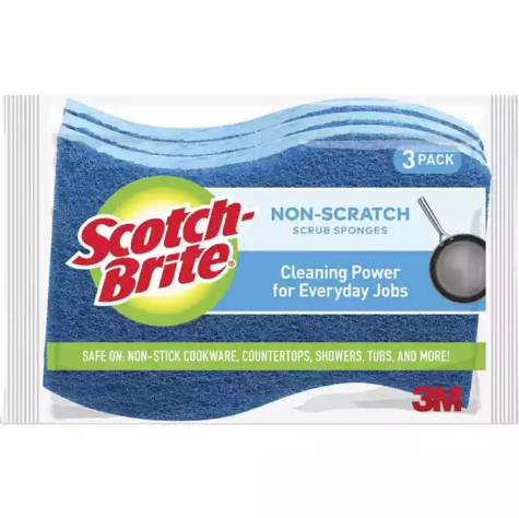 Picture of SCOTCH-BRITE NON-SCRATCH SCRUB SCOURER SPONGE PACK 2