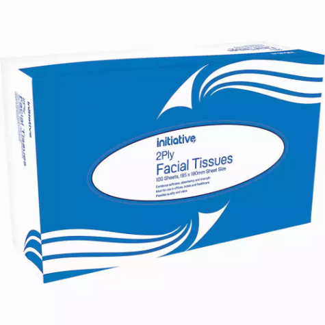 Picture of INITIATIVE FACIAL TISSUES 2-PLY PACK 100