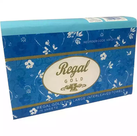 Picture of REGAL GOLD TAD INTERLEAVED HAND TOWEL 305 X 210MM 120 SHEET