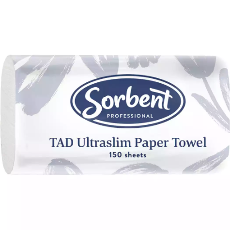 Picture of SORBENT TAD ULTRASLIM PAPER TOWEL 1 PLY 150 SHEETS