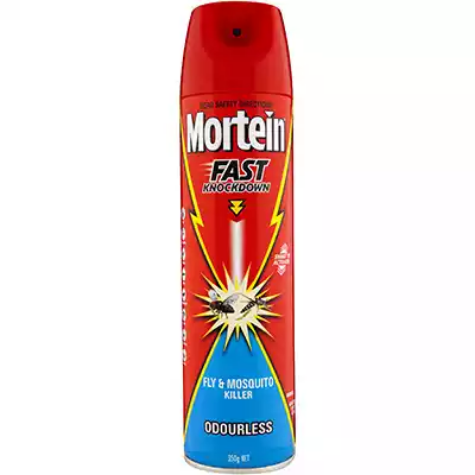 Picture of MORTEIN FLY SPRAY ODOURLESS LOW ALLERGY 350G