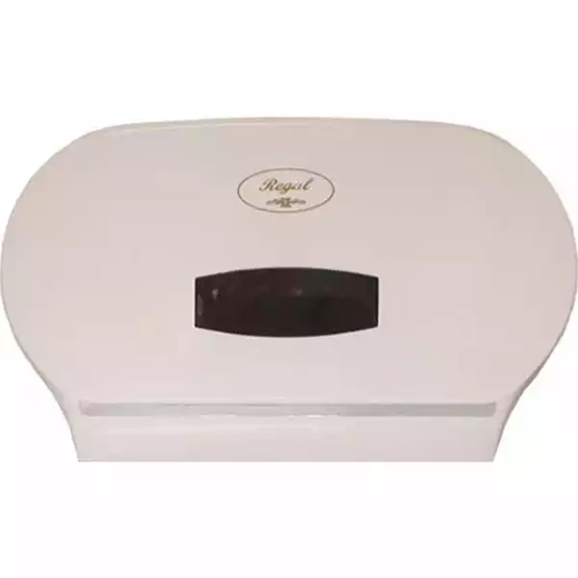 Picture of REGAL JUMBO TOILET ROLL DISPENSER DOUBLE ABS WHITE