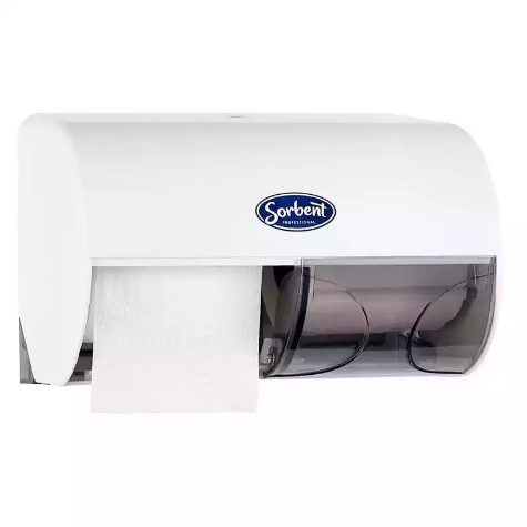 Picture of SORBENT PROFESSIONAL DOUBLE TOILET TISSUE DISPENSER WHITE