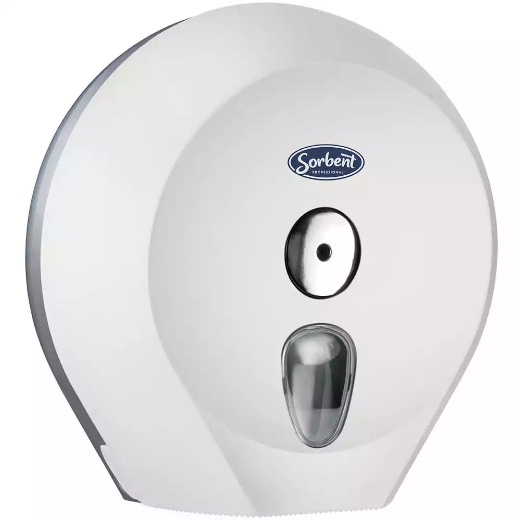 Picture of SORBENT PROFESSIONAL SINGLE JUMBO TOILET TISSUE DISPENSER WHITE