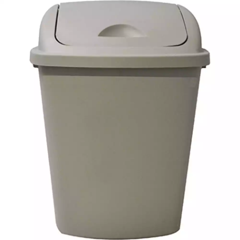 Picture of ITALPLAST HEAVY DUTY SWING TOP BIN 42 LITRE GREY