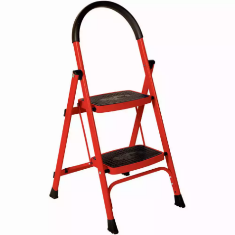 Picture of BRADY 2 STEP LADDER 120KG RED