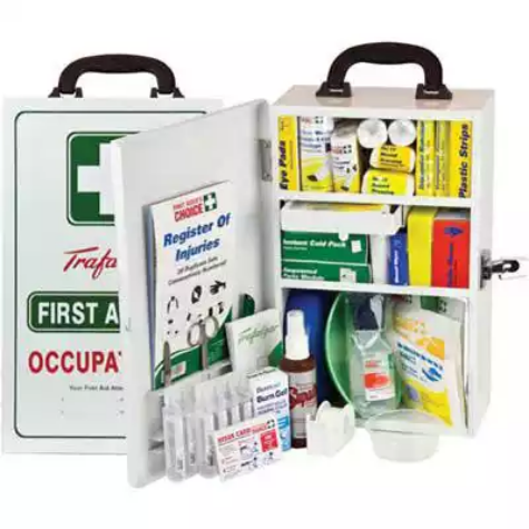 Picture of TRAFALGAR NATIONAL WORKPLACE FIRST AID KIT WALL MOUNT METAL