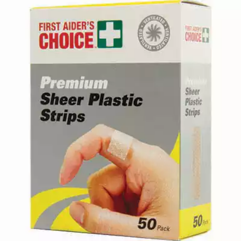 Picture of FIRST AIDERS CHOICE PREMIUM PLASTIC STRIPS PACK 50