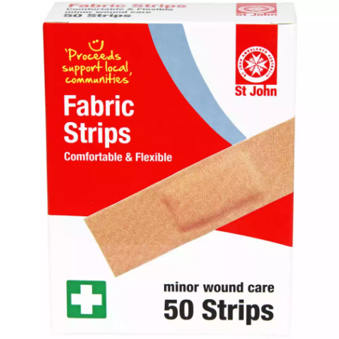 Picture of ST JOHN FIRST AID STRIPS FABRIC PACK 50