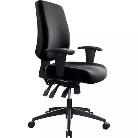 Picture of BURO TIDAL CHAIR MEDIUM BACK ARMS BLACK