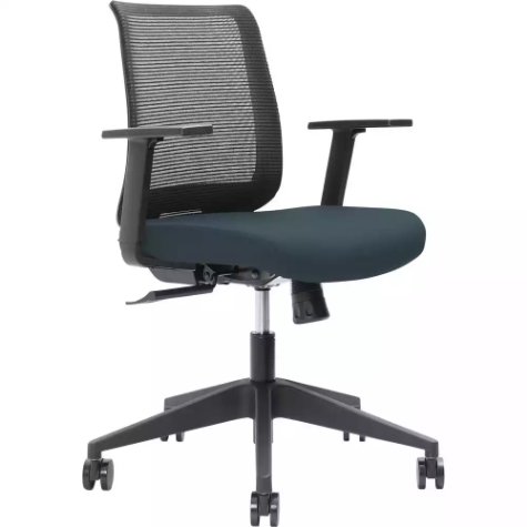 Picture of BRINDIS TASK CHAIR LOW MESH BACK NYLON BASE ARMS DENIM