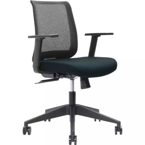 Picture of BRINDIS TASK CHAIR LOW MESH BACK NYLON BASE ARMS NAVY