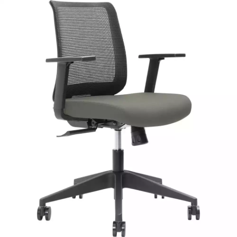 Picture of BRINDIS TASK CHAIR LOW MESH BACK NYLON BASE ARMS MOCHA