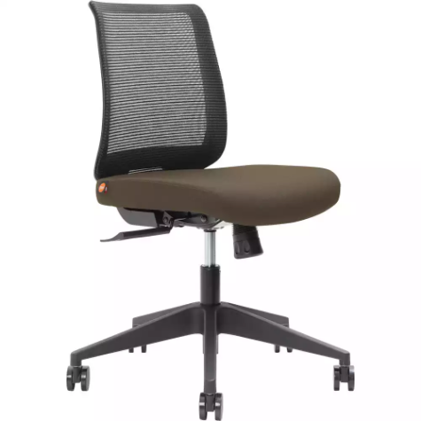 Picture of BRINDIS TASK CHAIR LOW MESH BACK NYLON BASE CHOCOLATE