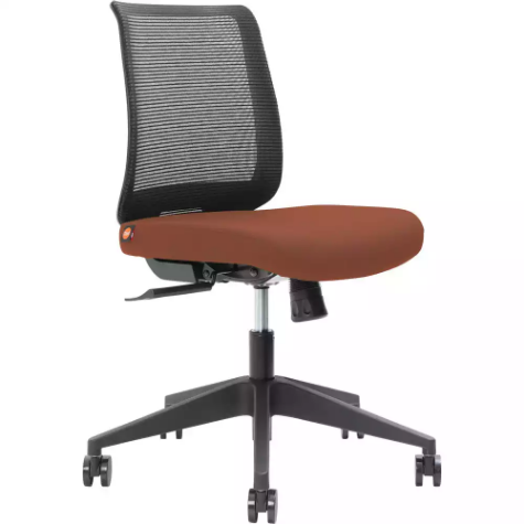 Picture of BRINDIS TASK CHAIR LOW MESH BACK NYLON BASE BRICK