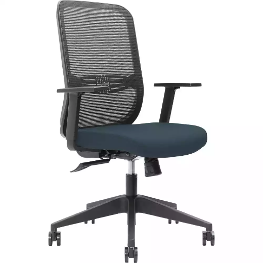 Picture of BRINDIS TASK CHAIR HIGH MESH BACK NYLON BASE ARMS DENIM