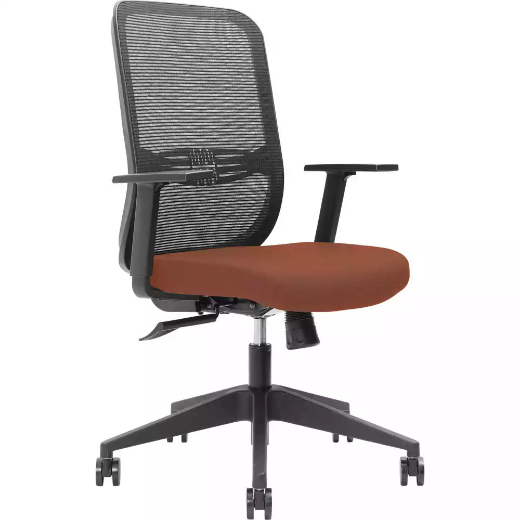 Picture of BRINDIS TASK CHAIR HIGH MESH BACK NYLON BASE ARMS BRICK