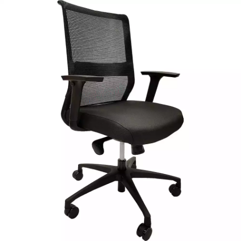 Picture of ONYX II TASK CHAIR MEDIUM MESH BACK ARMS BLACK