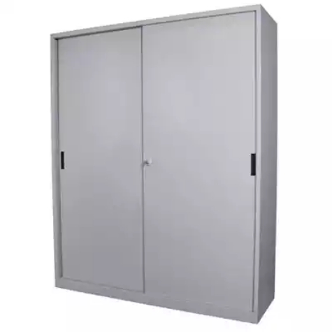 Picture of STEELCO SLIDING DOOR CABINET 3 SHELVES 1830 X 1500 X 465MM SILVER GREY