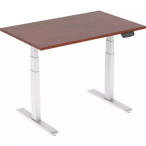 Picture of ERGOVIDA EED-623D ELECTRIC SIT-STAND DESK 1800 X 750MM WHITE/DARK WALNUT