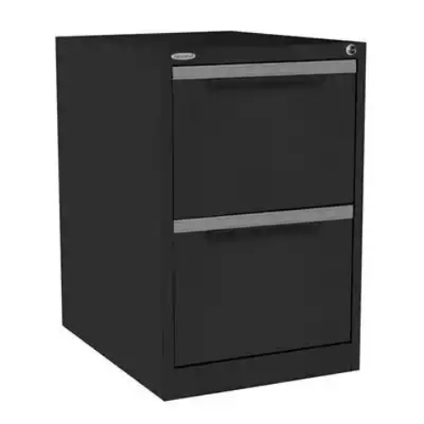 Picture of STEELCO FILING CABINET 2 DRAWER 470 X 620 X 710MM GRAPHITE RIPPLE