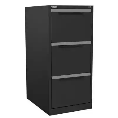 Picture of STEELCO FILING CABINET 3 DRAWER 470 X 620 X 1015MM GRAPHITE RIPPLE