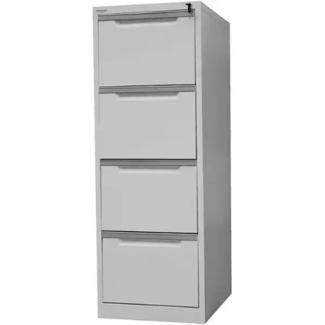 Picture of STEELCO FILING CABINET 4 DRAWER 470 X 620 X 1320MM SILVER GREY