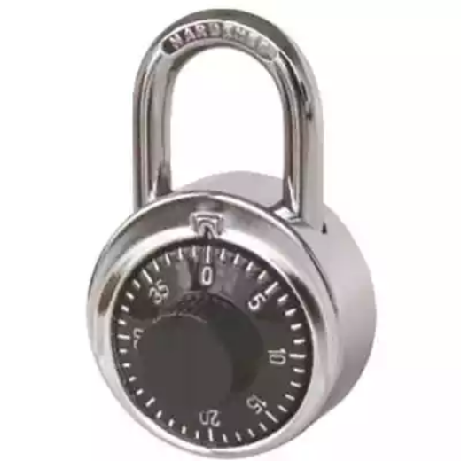 Picture of STEELCO CM-7 COMBINATION LOCKER PADLOCK SILVER