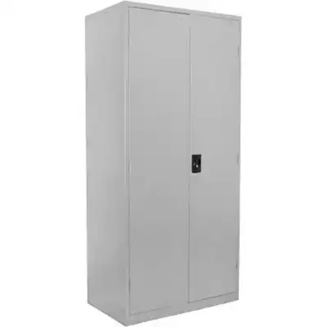 Picture of STEELCO STATIONERY CABINET 4 SHELVES 2000 X 914 X 463MM SILVER GREY