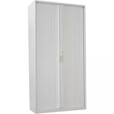 Picture of STEELCO TAMBOUR DOOR CABINET 5 SHELVES 2000H X 900W X 463D MM SILVER GREY